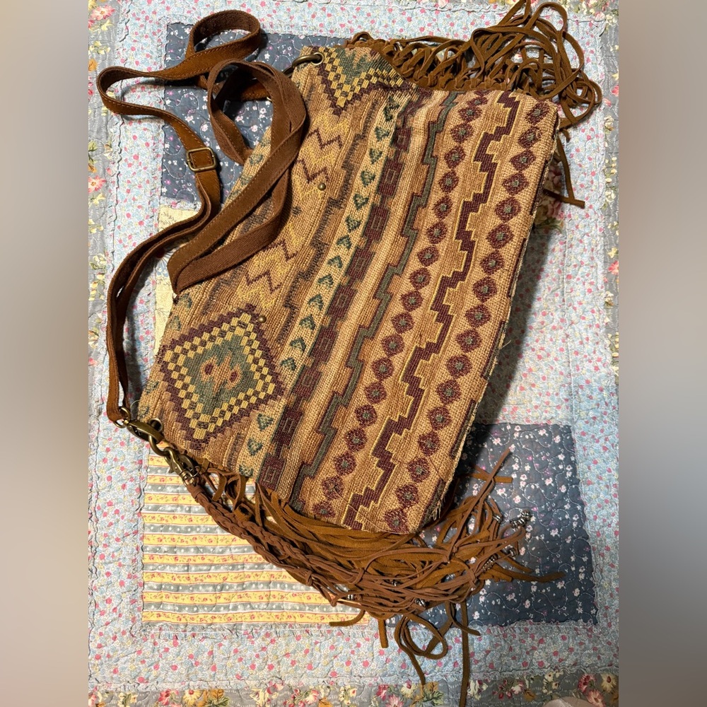 Lucky Brand Fringe Shoulder Bag